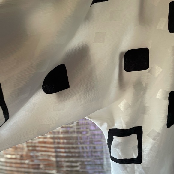 80s Abstract print blouse - Picture 8 of 8